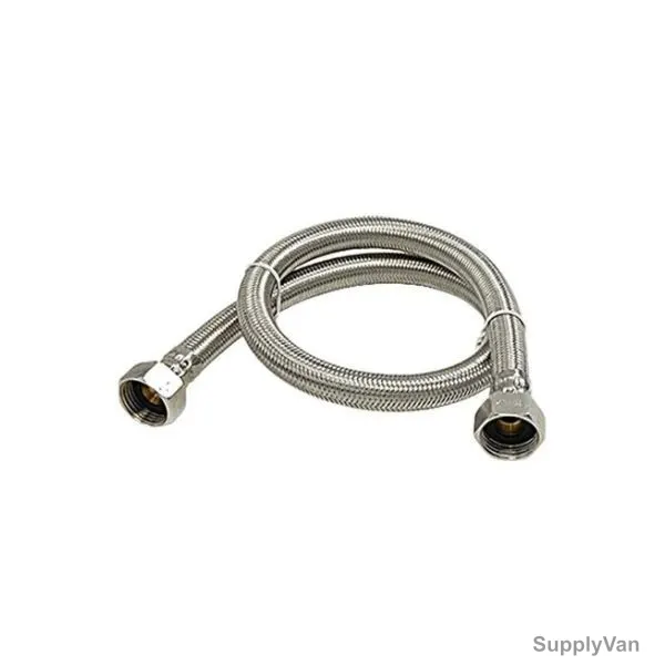 Sicher Flexible Pipe, Galvanized Iron, 30CM, Silver