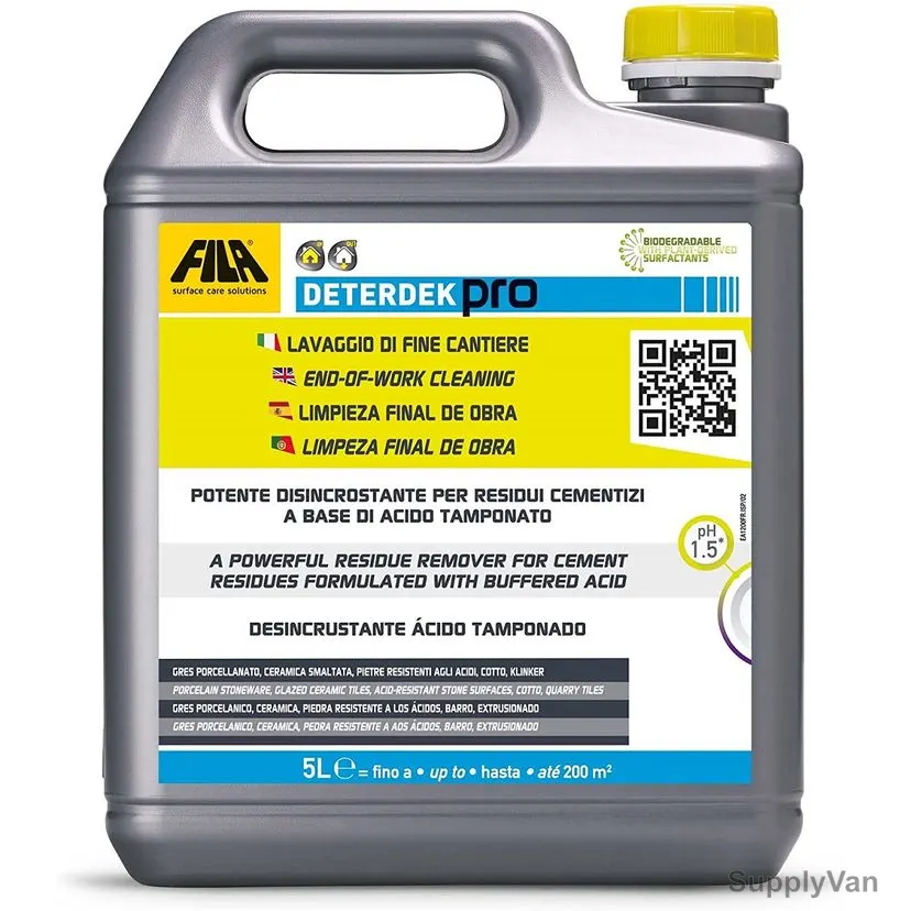 Fila Floor Cleaner, 604000051SP, Deterdek Pro, 5 Ltrs