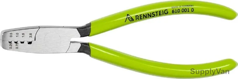 Rennsteig Crimping Plier, 610-001-0, 150MM Length, #28-#5 AWG, PK1