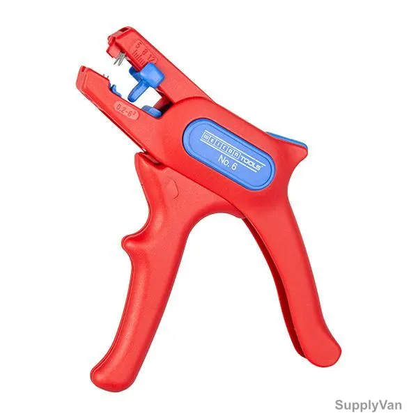 Weicon Automatic Wire Stripper, 51000006, 0.2 to 6 SQ.MM Capacity, Red — image 1