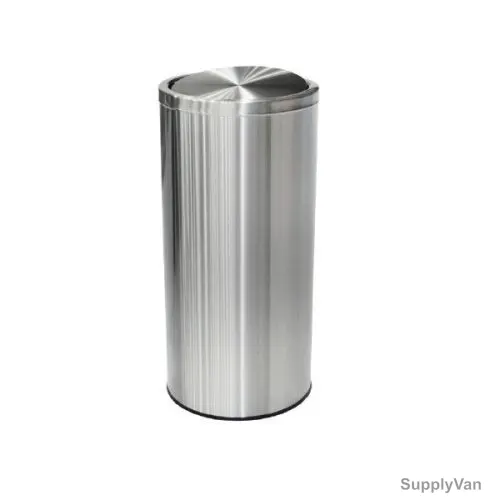 Brooks Swing Top Bin, SS-SWG-921, Stainless Steel, 35CM Width x 73.5CM Length, Silver