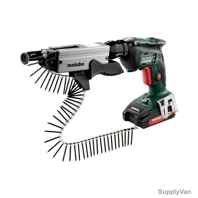 Metabo Cordless Screwdriver With Magazine and Carry Case, SE-18-LTX-4000-plus-SM-5-55, 620048510, 18V