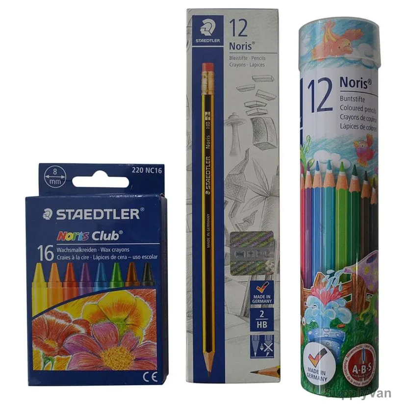 Staedtler Noris Pencil Set, STP-PACK-110, 2.0MM Tip Size, Assorted Colors, 40 Pcs/Set