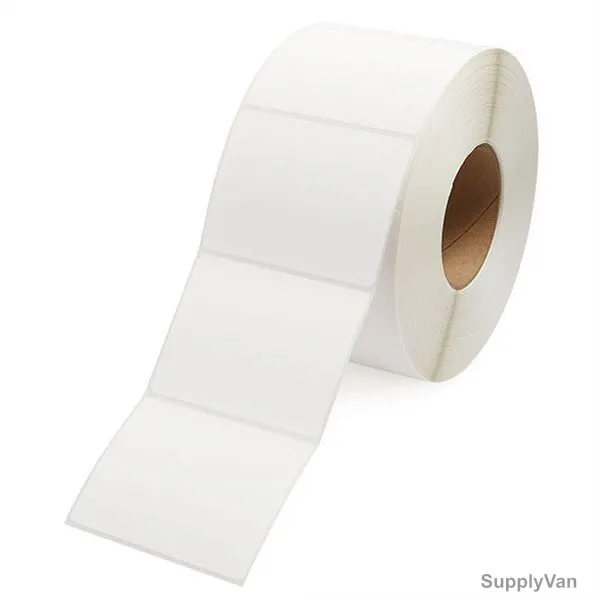 Thermal Transfer Barcode Label, 76MM Core, 100MM Width x 150MM Height, White, 1000 Pcs/Roll — image 1