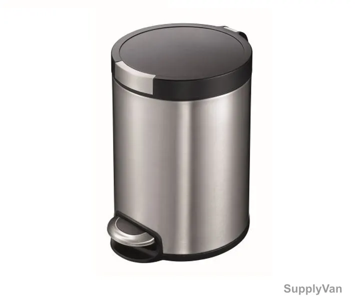 Eko Step Bin, ALEK5, 5 Litre, Metal Grey
