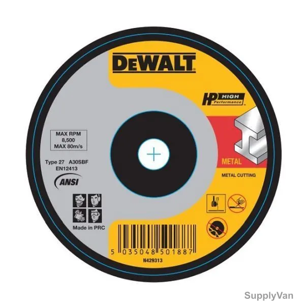 Dewalt Cutting Disc, DWA4520IA-AE, A30SBF, 100x15.9x2.8MM