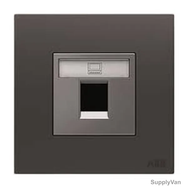 ABB Wall Plate, AM33544-SB, Millenium, 1 Gang, RJ45