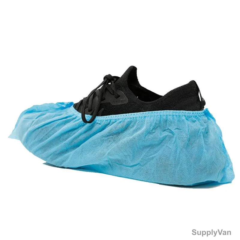 Empiral Shoes Cover, E107512820, PP Non-Woven, 15 x 40CM, Blue, 100 Pcs/Pack — image 1