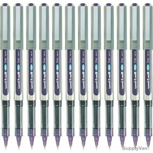 Uni-Ball Ball Point Pen, UB157-VT, Eye, 0.7MM Tip, Violet, 12 Pcs/Pack