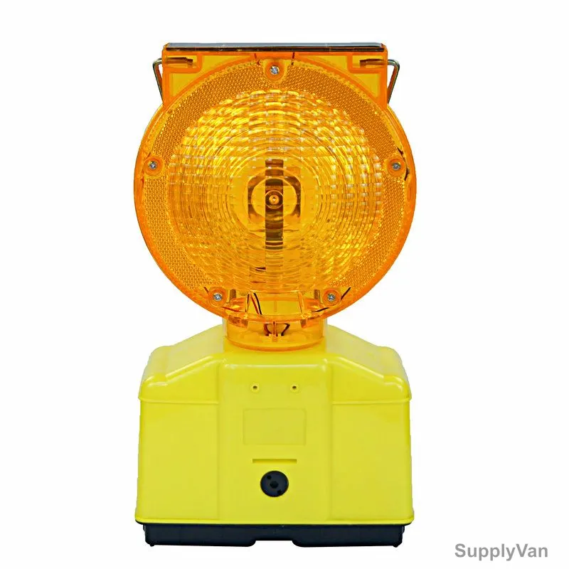 Tuf-Fix Solar Warning Light with Bracket, TLS1317, Amber — image 1