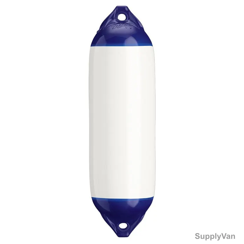Polyform Boat Fender, F-02, F Series, Vinyl, 7.5 Inch Dia x 26 Inch Length, White — image 1