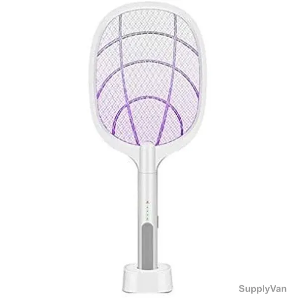 Rechargeable Mosquito Swatter, 1200mAh, White — image 1