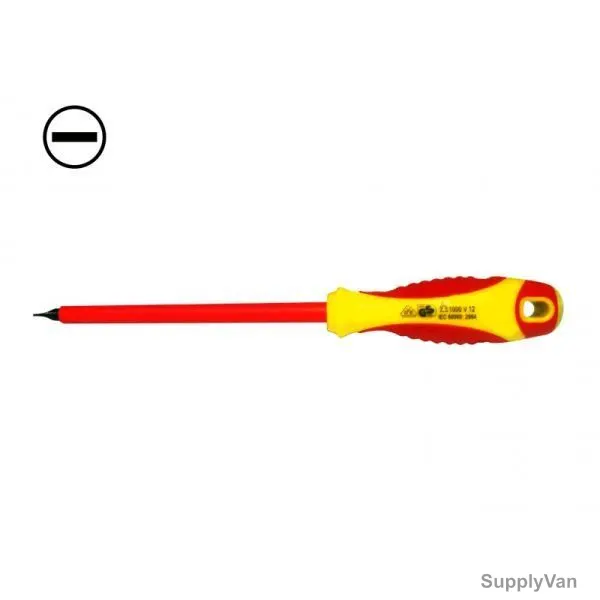 Vertex Slotted Insulated Screwdriver, VXVDE-3506100, 100MM