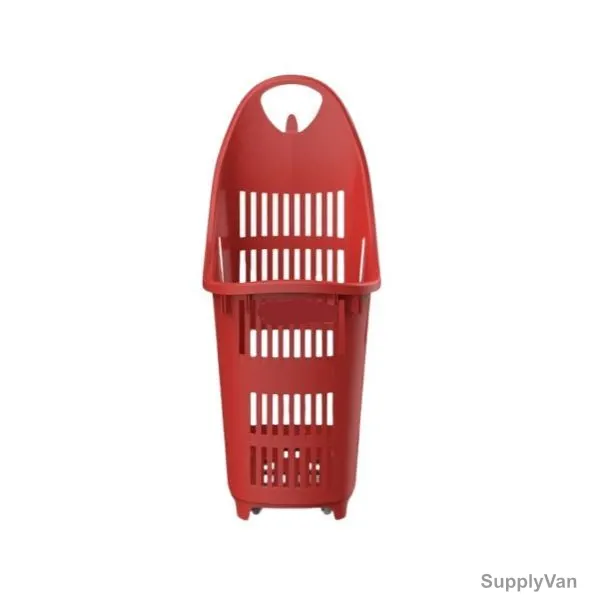 Super Market Basket, Plastic, 89CM Height x 44CM Depth x 37.5CM Length, Red — image 1