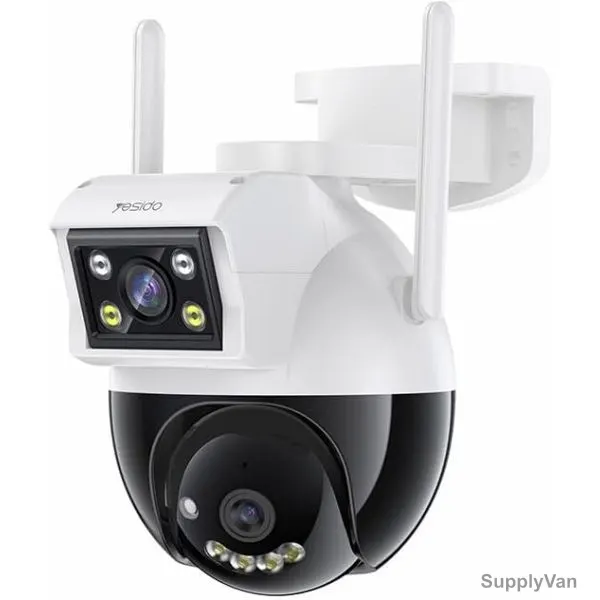 Yesido Wifi Outdoor Security Dome Network Camera With Night Vision, KM12, 2MP, 1920 x 1080p, White