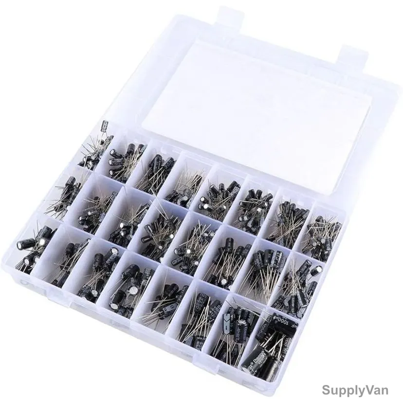 Electrolytic Capacitor Assorted Kit, 500 Pcs/Kit