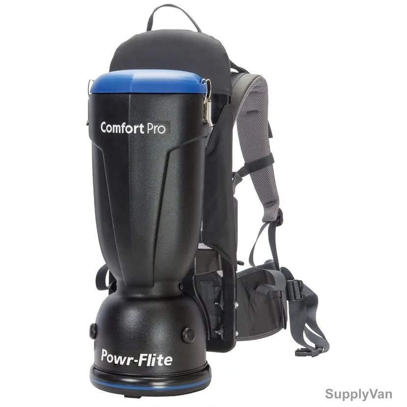 Powr-Flite Backpack Vacuum Cleaner, BP6S, Comfort Pro, 1200W, 10A, 130 CFM, 6 Quarts — image 1