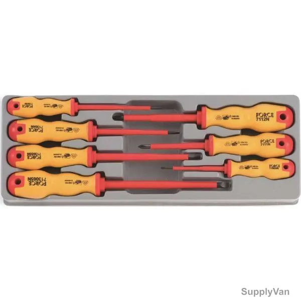 Force Insulated Screwdriver Set, 20715, 7 Pcs/Set
