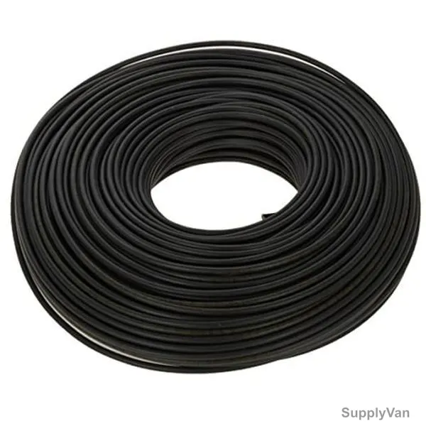 Panel Wire, PVC, 0.75 SQ.MM x 100 Yards Length, Black