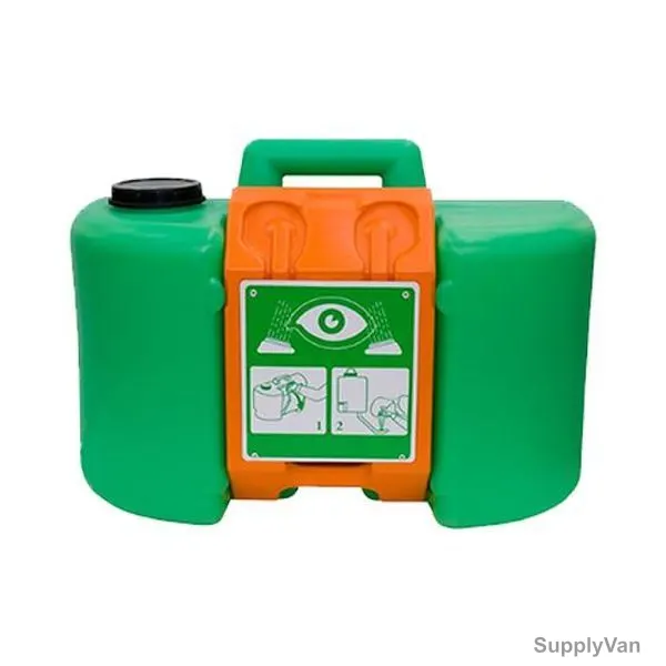 Unicare Portable Eye Wash, UPEW-14, 34 Ltrs, Green/Orange — image 1