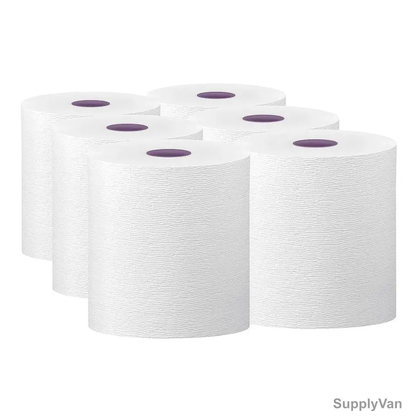 Swish Super Autocut Tissue Roll, Glue Laminated, 2 Ply, 900GM, 108 Mtrs length, 6 Pcs/Pack — image 1