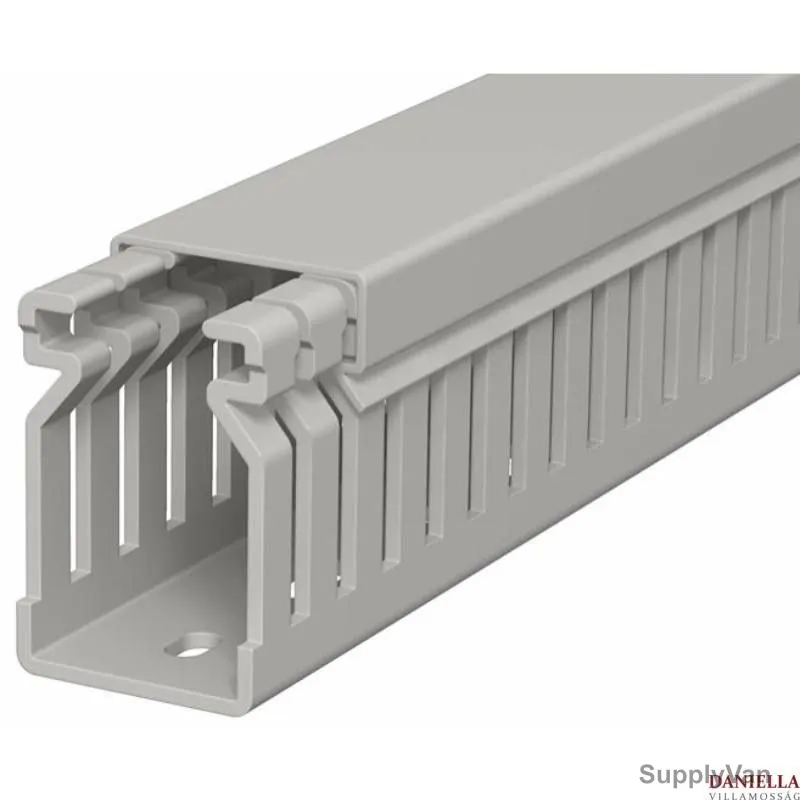 OBO Wire Duct, OBO6178010, PVC, 2 Mtrs, Stone Grey