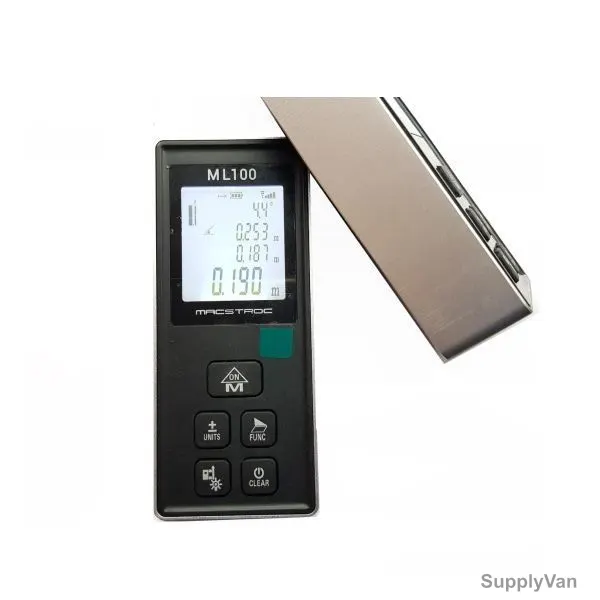 Macstroc Laser Distance Meter, ML-100, 0.03-100 Mtrs