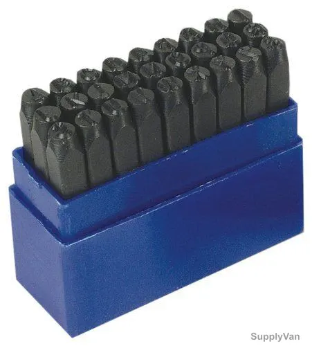 Mannesmann Letter Punch Set, 3MM, 27 Pcs/Set
