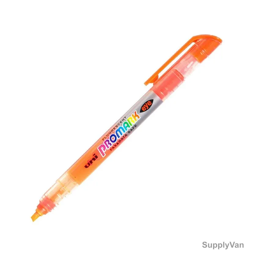 Uni-Ball Promark Fluorescent Highlighter, USP105-OE, 5.0MM Tip Size, Light Orange, 12 Pcs/Pack