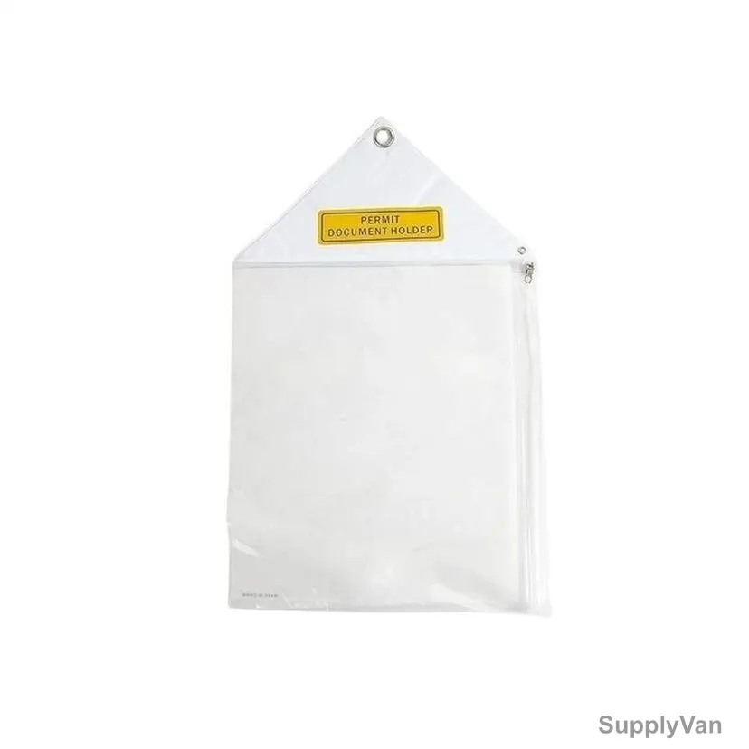 Loto-Lok Document Holder, DH-PVC-PTW, 325 x 290MM, White and Clear — image 1