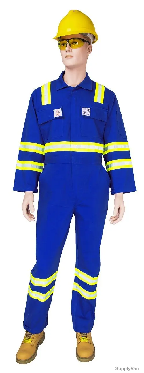 Empiral Coverall, E31005210, Cotton, 3XL, Royal Blue
