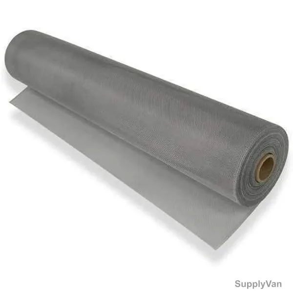Robustline Window Screen Mesh, Fiberglass, 4 Feet Width x 20 Mtrs Length, Grey — image 1