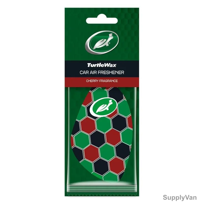 Turtlewax Cellulose Hanging Car Air Freshener, Cherry, 2 Pcs/Pack