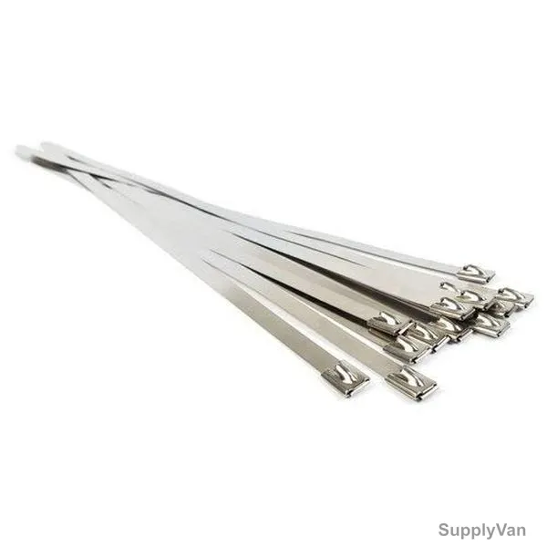 Stainless Steel SS316 Cable Tie, 4.6MM Width x 200MM Length, 100 Pcs/Pack — image 1