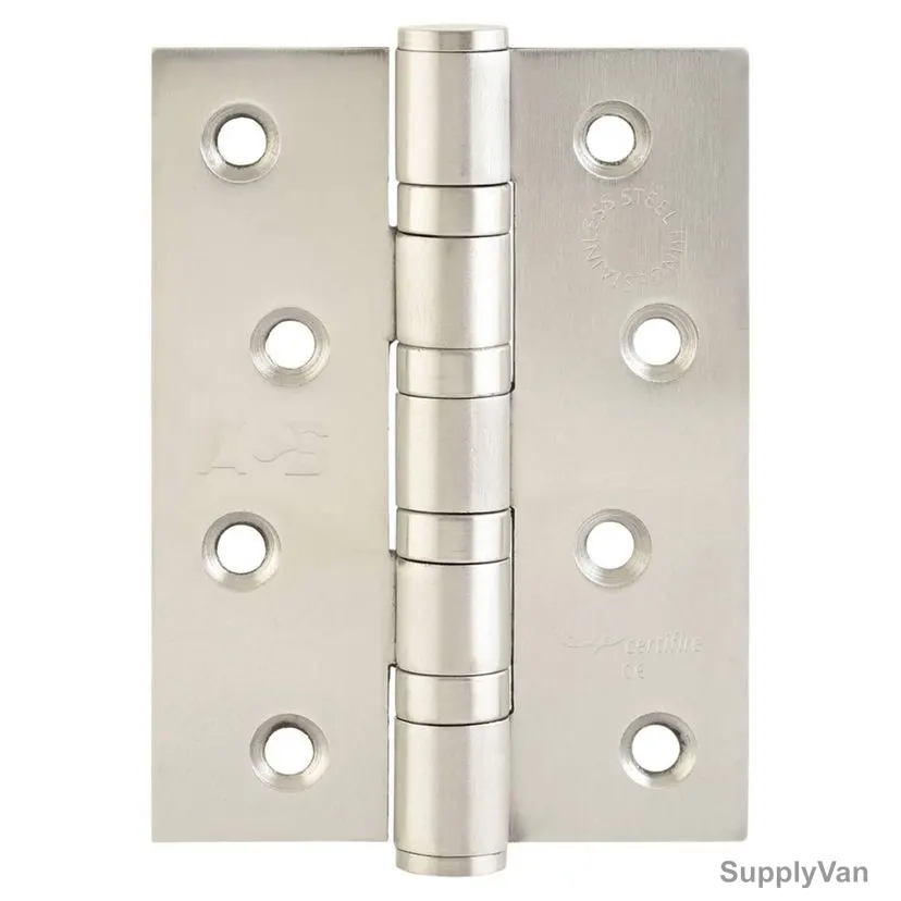 ACS 4 Bearings Stainless Steel Hinge, 433-4BB-SS, Silver
