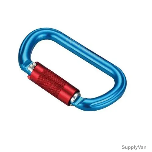Jech Automatic Mountain Carabiner, JE515025A, Aluminium, Blue