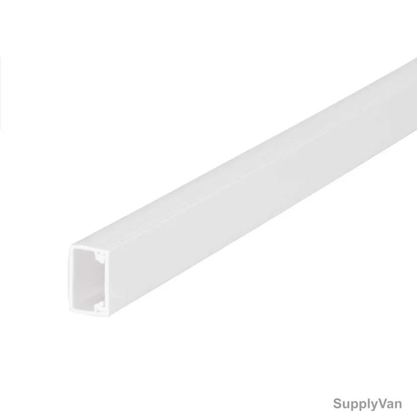 Decoduct Wall Stick Trunking, Plastic, 0.5 Inch