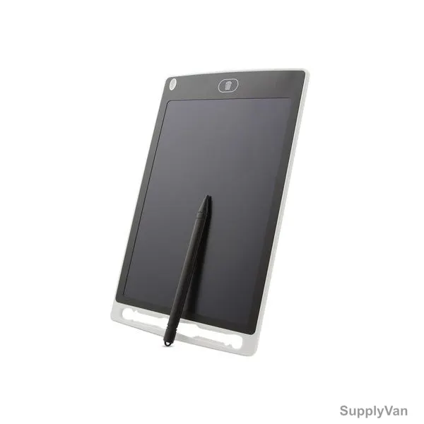 LCD Writing Pad, ABS, 8.5 Inch, CR2020, 130mAh, White