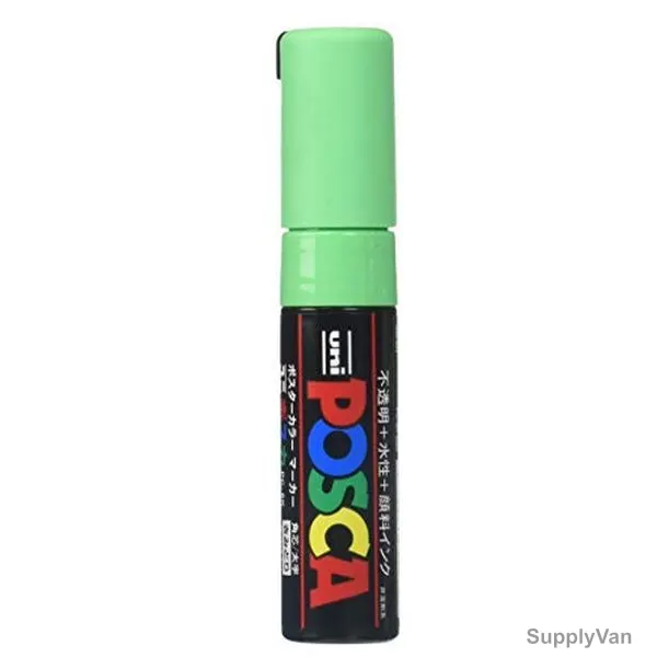 Uni-Ball Posca Marker, PC8K-GN, 8.0MM Tip Size, Green, 12 Pcs/Pack