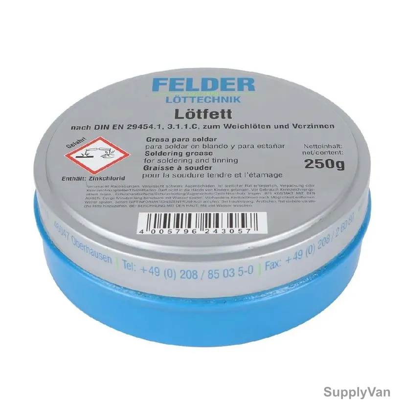 Felder Soldering Grease, 243100551, 250GM — image 1