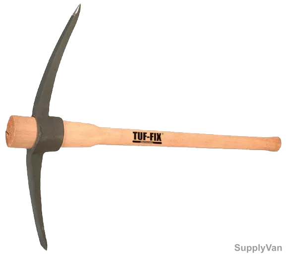Tuf-Fix Heavy Duty Pick Axe, HP402, Steel & Wooden Handle