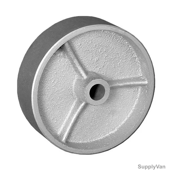 Maxwel Heavy Duty Caster Wheel, A4 Series, Iron, 20CM Wheel Dia, 600 Kg Loading Capacity, Silver