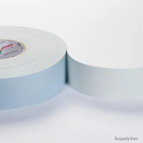 Lohmann Double Sided Foam Tape, 5011, DuploCOLL, 25MM x 25 Mtrs, Blue