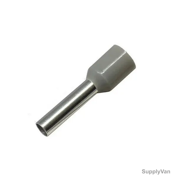 York Cable End Lug, EW4-12GY, 4-12 SQ.MM, Grey, 100 Pcs/Pack