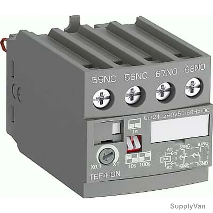ABB Frontal Electronic Timer, TEF4-ON, 4kV, 3A