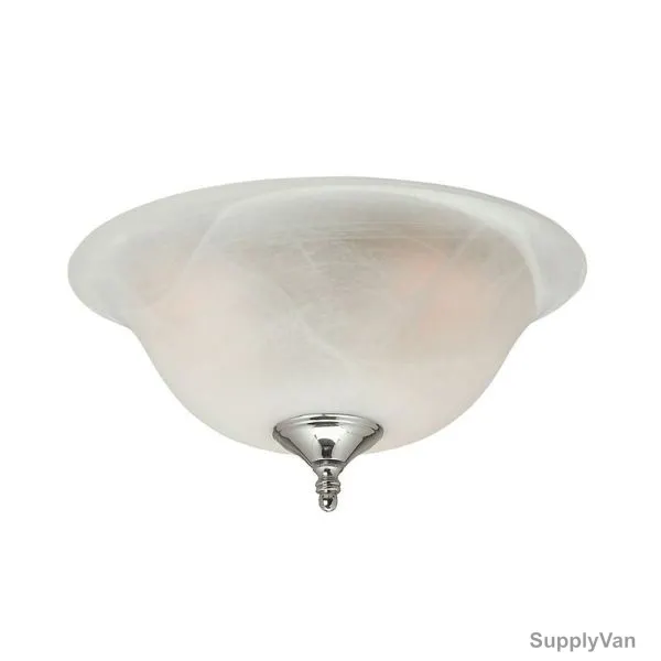 Hunter Swirled Marble Bowl, 24127, 2 Light, 210MM, Marble