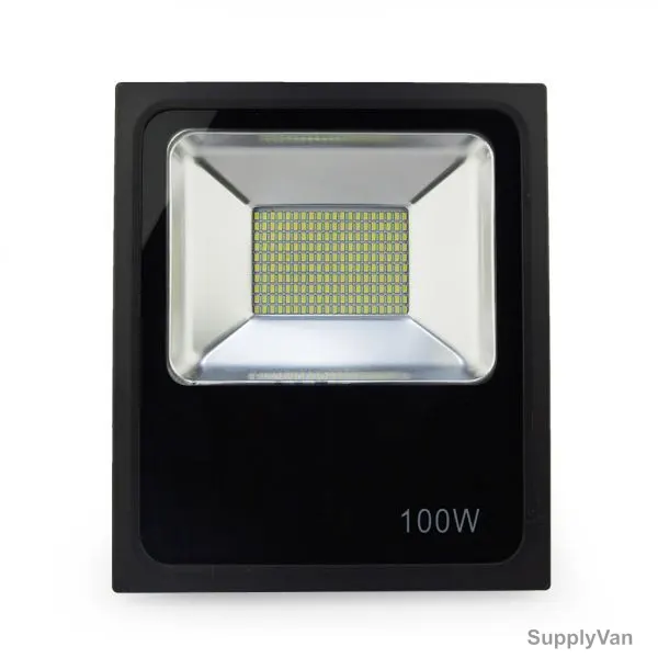 V-Tac LED Flood Light, VT-48101-SQ, SMD, 100W, 7000LM, Cool White