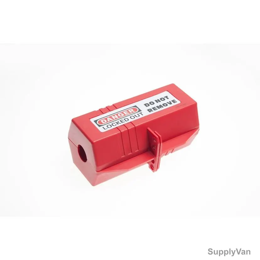 Electrical Plug Lockout, PLG-LRPL, 83 x 178MM, Red — image 1