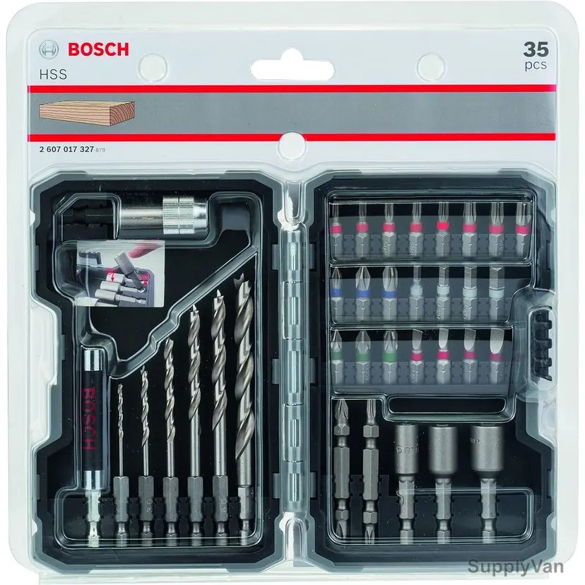 Bosch Drill and Screwdriver Bit Set, 2607017327, 35 Pcs/Set — image 1