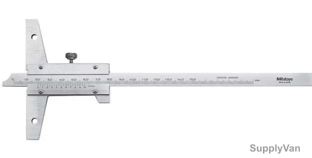 Mitutoyo Vernier Depth Caliper, 527-201, Range 0-150MM — image 1